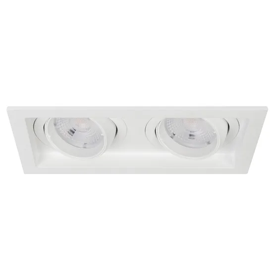 Фото #1 товара Светильник MS-VORTEX-BUILT-S170x90-2x12W Warm3000 (WH-WH, 40 deg, 230V) (Arlight, IP20 Металл, 5 лет)