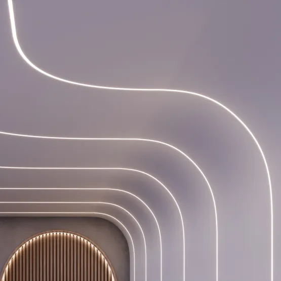 Фото #3 товара Силиконовый профиль WPH-FLEX-1616-TWIST-S11-20m WHITE (Arlight, Силикон)
