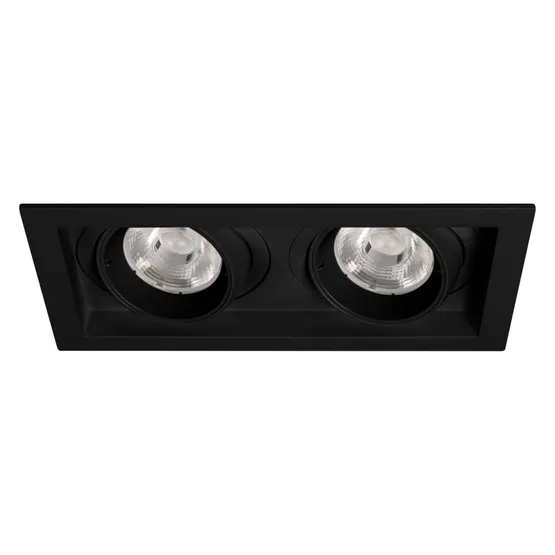 Фото #1 товара Светильник MS-VORTEX-BUILT-S210x117-2x20W Day4000 (BK-BK, 40 deg, 230V) (Arlight, IP20 Металл, 5 лет)