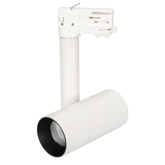 Фото #1 товара Светильник SP-POLO-TRACK-PIPE-R65-8W Warm3000 (WH-BK, 40 deg) (Arlight, IP20 Металл, 3 года)