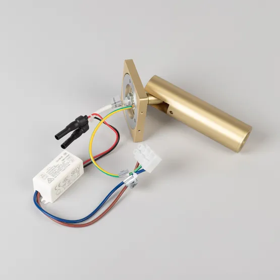 Фото #2 товара Светильник SP-READER-NB-S60x60-3W Warm2700 (GD, 20 deg, 230V) (Arlight, IP20 Металл, 3 года)