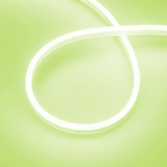 Фото #1 товара Светодиодная лента герметичная AURORA-PS-A120-12x6mm 24V Lemon (10 W/m, IP65, 2835, 5m) (Arlight, Силикон, 2 года)