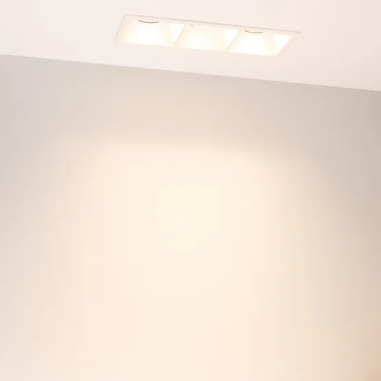 Фото #5 товара Светильник MS-FLOW-BUILT-S230x85-3x6W Warm3000 (WH, 15 deg, 230V) (Arlight, IP20 Металл, 5 лет)