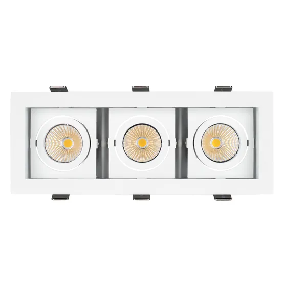 Фото #3 товара Светильник CL-KARDAN-S260x102-3x9W Day (WH, 38 deg) (Arlight, IP20 Металл, 3 года)