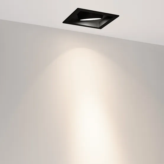 Фото #5 товара Светильник MS-VORTEX-BUILT-S140x140-30W Day4000 (BK-BK, 17 deg, 230V) (Arlight, IP20 Металл, 5 лет)