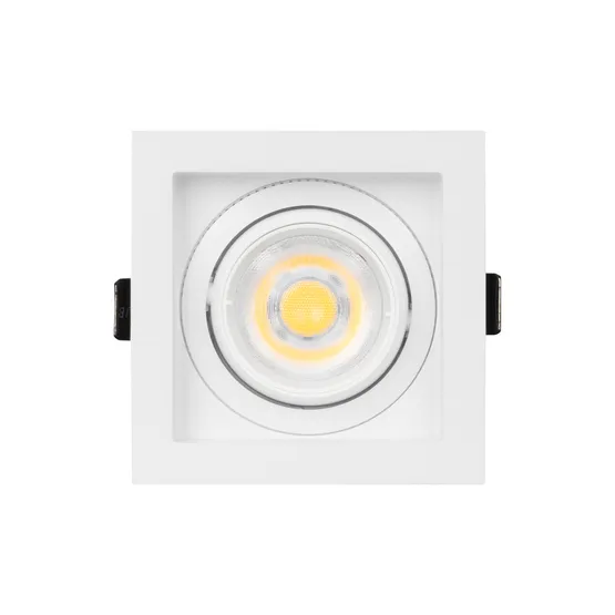 Фото #2 товара Светильник MS-VORTEX-BUILT-S90x90-12W Warm3000 (WH-WH, 40 deg, 230V) (Arlight, IP20 Металл, 5 лет)