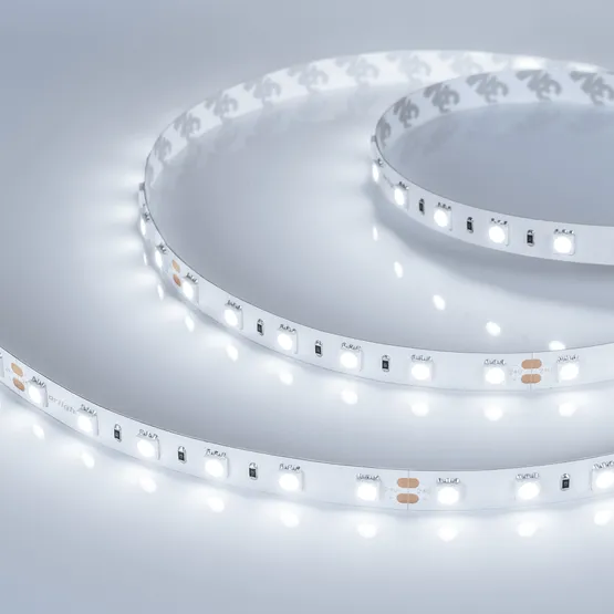 Фото #5 товара Светодиодная лента RT-B60-10mm 24V Cool 8K (14.4 W/m, IP20, 5060, 5m) (Arlight, 14.4 Вт/м, IP20)