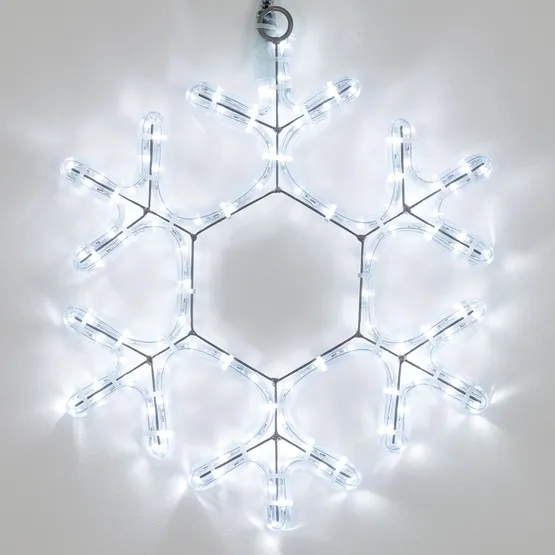 Фото #2 товара Фигура светодиодная ARD-SNOWFLAKE-M7-450x375-108LED White (230V, 6.5W) (Ardecoled, IP65)