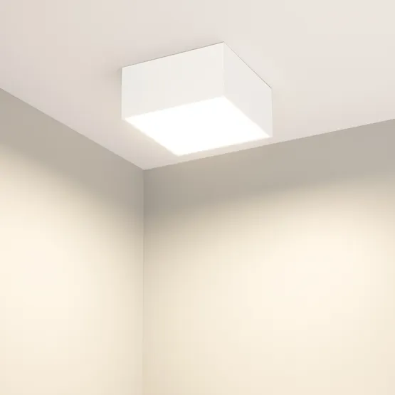 Фото #2 товара Светильник SP-QUADRO-S120x120-13W Warm3000 (WH, 120 deg, 230V) (Arlight, IP40 Металл, 3 года)