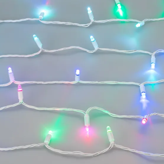 Фото #4 товара Светодиодная гирлянда ARD-STRING-CLASSIC-9000-WHITE-60LED-LIVE RGB-SPI (12V, 40W) (Ardecoled, IP65)