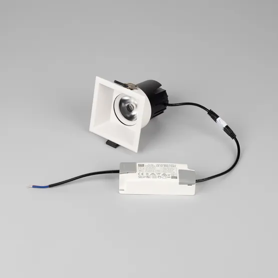 Фото #6 товара Светильник MS-FLOW-BUILT-S85x85-12W Warm3000 (WH, 15 deg, 230V) (Arlight, IP20 Металл, 5 лет)