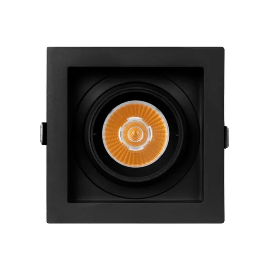 Фото #2 товара Светильник MS-VORTEX-BUILT-S117x117-20W Warm3000 (BK-BK, 20 deg, 230V) (Arlight, IP20 Металл, 5 лет)