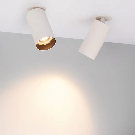 Фото #3 товара Светильник SP-GABI-BUILT-FLAP-R60-12W Warm3000 (WH, 60 deg, 230V) (Arlight, IP40 Металл, 5 лет)