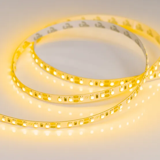 Фото #3 товара Светодиодная лента RT-A120-8mm 12V Yellow (9.6 W/m, IP20, 2835, 5m) (Arlight, 9.6 Вт/м, IP20)
