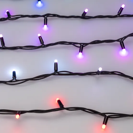 Фото #9 товара Светодиодная гирлянда ARD-STRING-PRO-10000-BLACK-95LED-MILK-LIVE RGBW-DMX (24V, 10W) (Ardecoled, IP65)