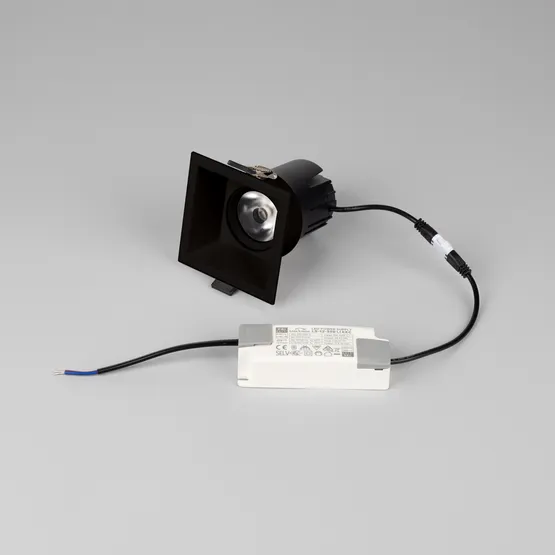 Фото #5 товара Светильник MS-FLOW-BUILT-S85x85-6W Warm3000 (BK, 15 deg, 230V) (Arlight, IP20 Металл, 5 лет)