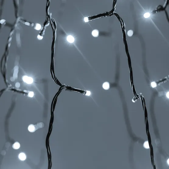 Фото #4 товара Светодиодная гирлянда Лучи Смарт ARD-GALA-CLASSIC-1500-BLACK-150LED White (230V, 4.7W, Tuya Wi-Fi) (Ardecoled, IP65)