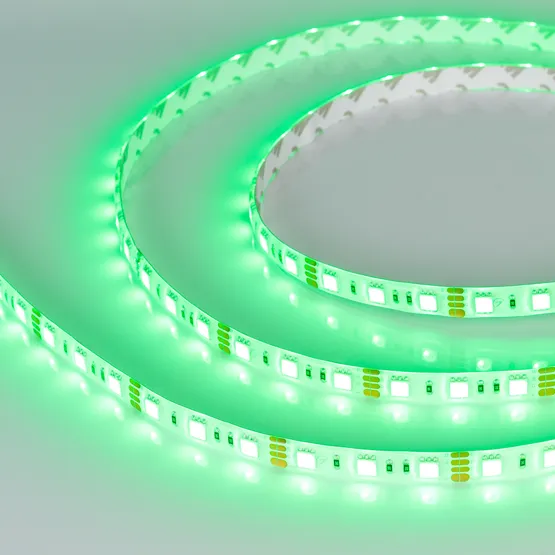 Фото #3 товара Светодиодная лента RTW 2-5000SE 12V RGB 2x (5060, 300 LED, LUX) (Arlight, 14.4 Вт/м, IP65)