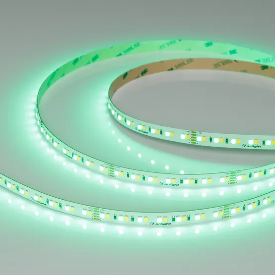 Фото #3 товара Светодиодная лента RT-A168-10mm 24V RGBW-Day (20 W/m, IP20, 5m) (Arlight, высок.эфф.150 лм/Вт)