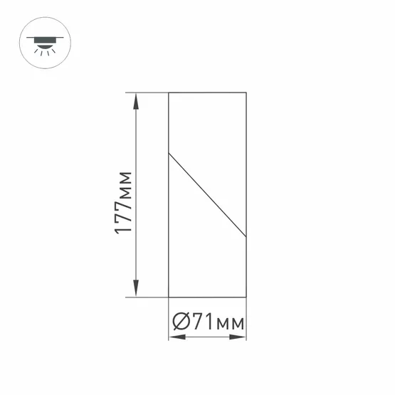 Фото #5 товара Светильник SP-TWIST-SURFACE-R70-12W Warm3000 (WH-BK, 30 deg) (Arlight, IP40 Металл, 3 года)