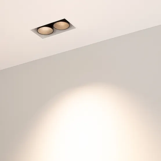 Фото #3 товара Светильник MS-ORIENT-BUILT-TRIMLESS-TC-S38x67-5W Warm3000 (WH-BK, 30 deg, 230V) (Arlight, IP20 Металл, 5 лет)