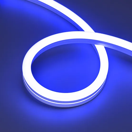 Фото #3 товара Светодиодная лента герметичная MOONLIGHT-SIDE-B84-12x24mm 24V RGB (12 W/m, IP68, 5m, wire x2) (Arlight, Вывод прямой, 3 года)