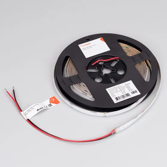 Фото #2 товара Светодиодная лента COB-X480-8mm 24V Blue (8 W/m, IP20, 5m) (Arlight, -)