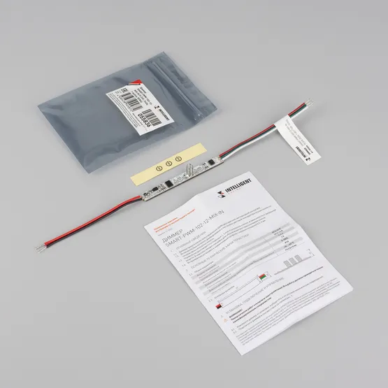 Фото #3 товара INTELLIGENT ARLIGHT Диммер SMART-PWM-102-12-MIX-IN (5-24V, 2x2A, 1-button, SENS) (IARL, Контроллер)