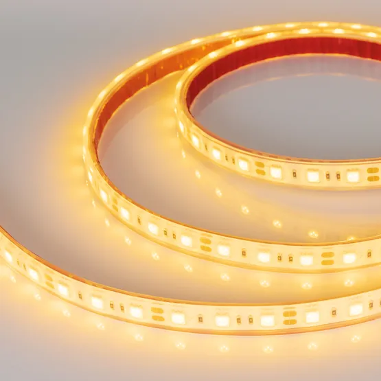 Фото #3 товара Светодиодная лента герметичная RTW-PGS-B60-13mm 12V Yellow (14.4 W/m, IP67, 5060, 5m) (Arlight, -)