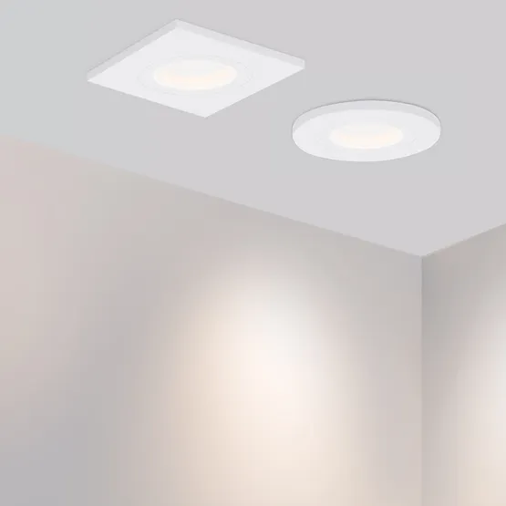 Фото #2 товара Светодиодный светильник LTM-S46x46WH 3W Warm White 30deg (Arlight, IP40 Металл, 3 года)