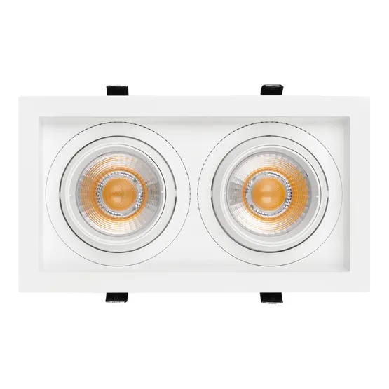 Фото #3 товара Светильник MS-VORTEX-BUILT-S250x140-2x30W Day4000 (WH-WH, 30 deg, 230V) (Arlight, IP20 Металл, 5 лет)