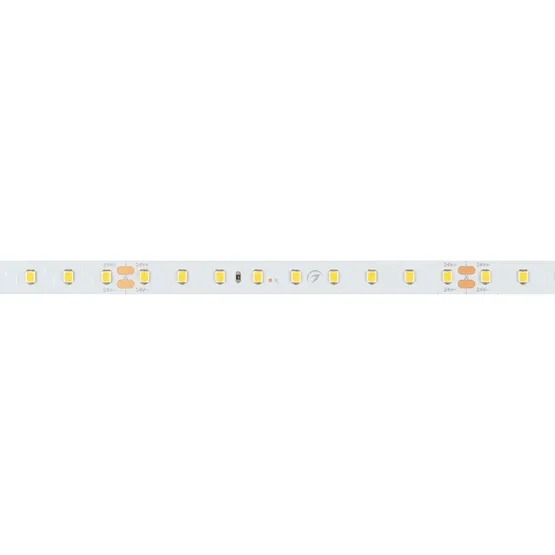 Фото #2 товара Светодиодная лента RT-A90-10mm 24V Warm3000 (4.8 W/m, IP20, 2835, 5m) (Arlight, высок.эфф.200 лм/Вт)
