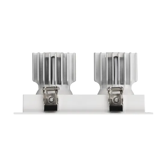 Фото #2 товара Светильник MS-VORTEX-BUILT-S170x90-2x12W Day4000 (WH-WH, 20 deg, 230V) (Arlight, IP20 Металл, 5 лет)