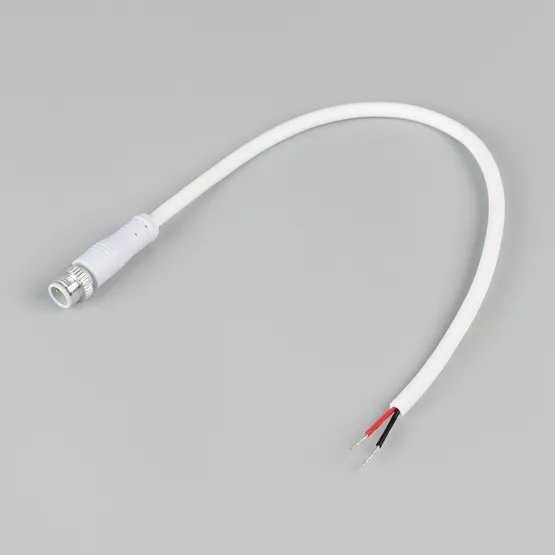 Фото #2 товара Коннектор питания ARL-WAVE-1615-CON-POWER-MALE-2PIN-WHT (Arlight, IP67 Пластик, 3 года)