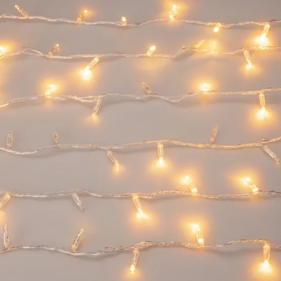 Фото #3 товара Светодиодная гирлянда ARD-STRING-CLASSIC-1000-CLEAR-100LED-PULSE Warm (230V, 7W) (Ardecoled, IP65, 1 год)