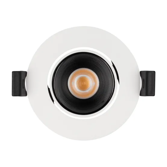 Фото #5 товара Светильник MS-FORECAST-BUILT-TURN-R82-8W Warm3000 (WH-BK, 32 deg, 230V) (Arlight, IP20 Металл, 5 лет)