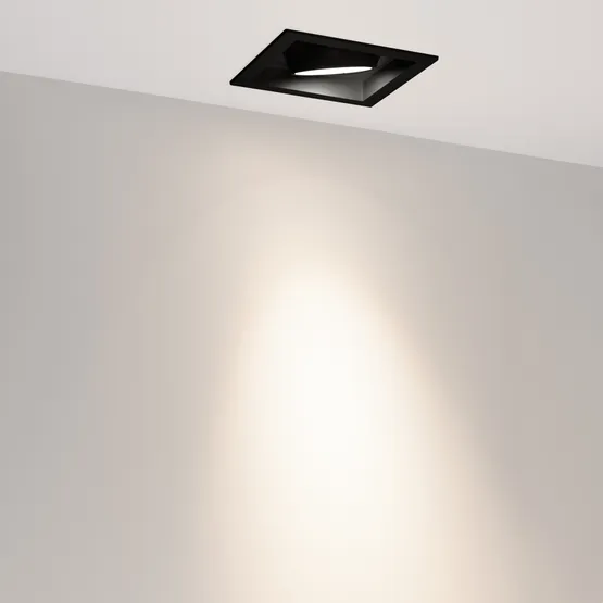 Фото #4 товара Светильник MS-VORTEX-BUILT-S140x140-30W Day4000 (BK-BK, 30 deg, 230V) (Arlight, IP20 Металл, 5 лет)