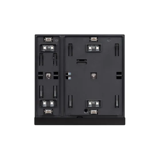 Фото #3 товара INTELLIGENT ARLIGHT Механизм панели KNX-302-22-IN Black (Bus) (IARL, IP20 Пластик, 2 года)