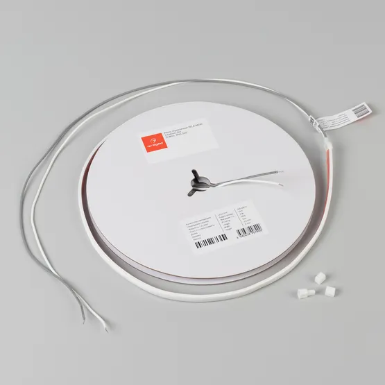 Фото #2 товара Светодиодная лента герметичная VELA-M240-2.5x6mm 24V Warm2700 (5 W/m, IP65, 5m) (Arlight, узкая)