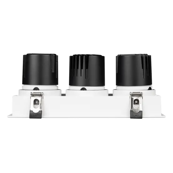 Фото #4 товара Светильник MS-FLOW-BUILT-S230x85-3x12W Day4000 (WH, 38 deg, 230V) (Arlight, IP20 Металл, 5 лет)