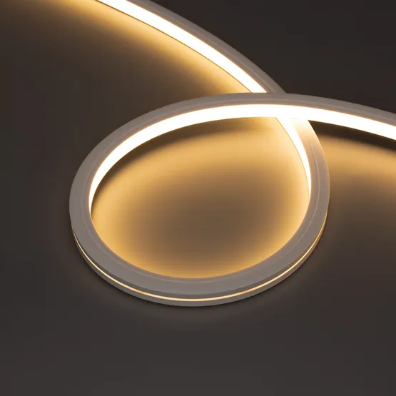 Фото #5 товара Светодиодная лента герметичная MOONLIGHT-PRO-TOP-X336-16x16mm 24V RGBW-Warm (12 W/m, IP67, 10m, wire x2) (Arlight, Вывод боковой, 5 лет)