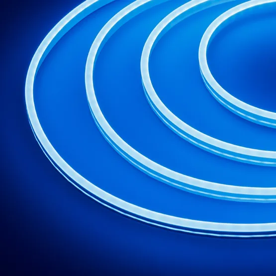 Фото #2 товара Гибкий неон GALAXY-1206-5000CFS-2835-100 12V Azure (12x6mm, 12W, IP67) (Arlight, 12 Вт/м, IP67)