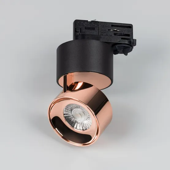 Фото #2 товара Светильник SP-PLURIO-TRACK-4TR-R77-9W Warm3000 (BK-COP, 36 deg, 230V) (Arlight, IP20 Металл, 3 года)