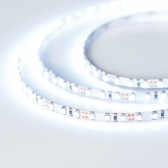 Фото #3 товара Светодиодная лента RT 2-5000 24V Cool 8K 5mm 2x (3528, 600 LED, LUX) (Arlight, 9.6 Вт/м, IP20)