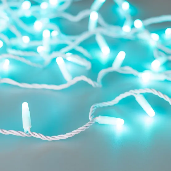 Фото #2 товара Светодиодная гирлянда ARD-STRING-CLASSIC-10000-WHITE-100LED-MILK-SYNC RGB (230V, 6.5W) (Ardecoled, IP65)