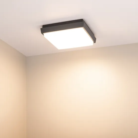 Фото #5 товара Светильник LGD-AREA-S175x175-10W Warm3000 (GR, 110 deg, 230V) (Arlight, IP54 Металл, 3 года)