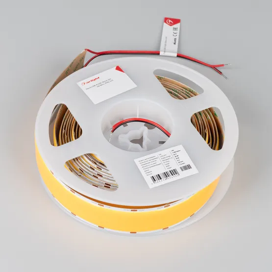 Фото #2 товара Светодиодная лента COB-X1600-30mm 24V Warm3000 (40 W/m, IP20, 5m) (Arlight, CRI>90)