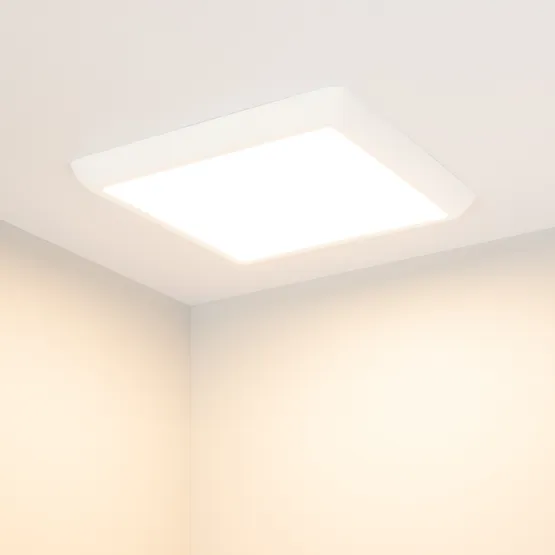 Фото #2 товара Светильник CL-FIOKK-S300x300-25W Day4000-MIX (WH, 120 deg, 230V) (Arlight, IP44 Пластик, 3 года)