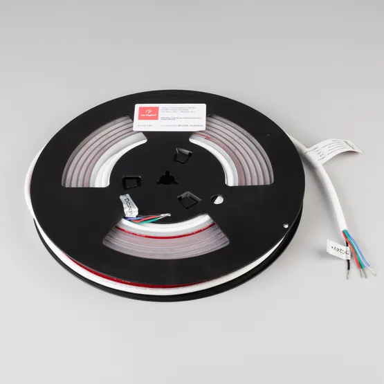 Фото #4 товара Светодиодная лента герметичная COB-PS-X1680-14mm 24V RGB (10 W/m, IP67, TWP100, 5m) (Arlight, -)