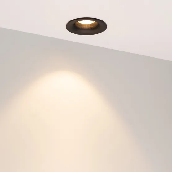 Фото #3 товара Светильник MS-FOGGY-BUILT-R86-10W Warm3000 (BK, 36 deg, 230V) (Arlight, IP54 Металл, 5 лет)